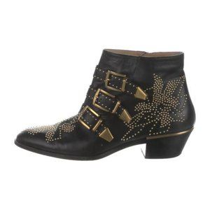 CHLOÉ Leather Western Susanna Boots